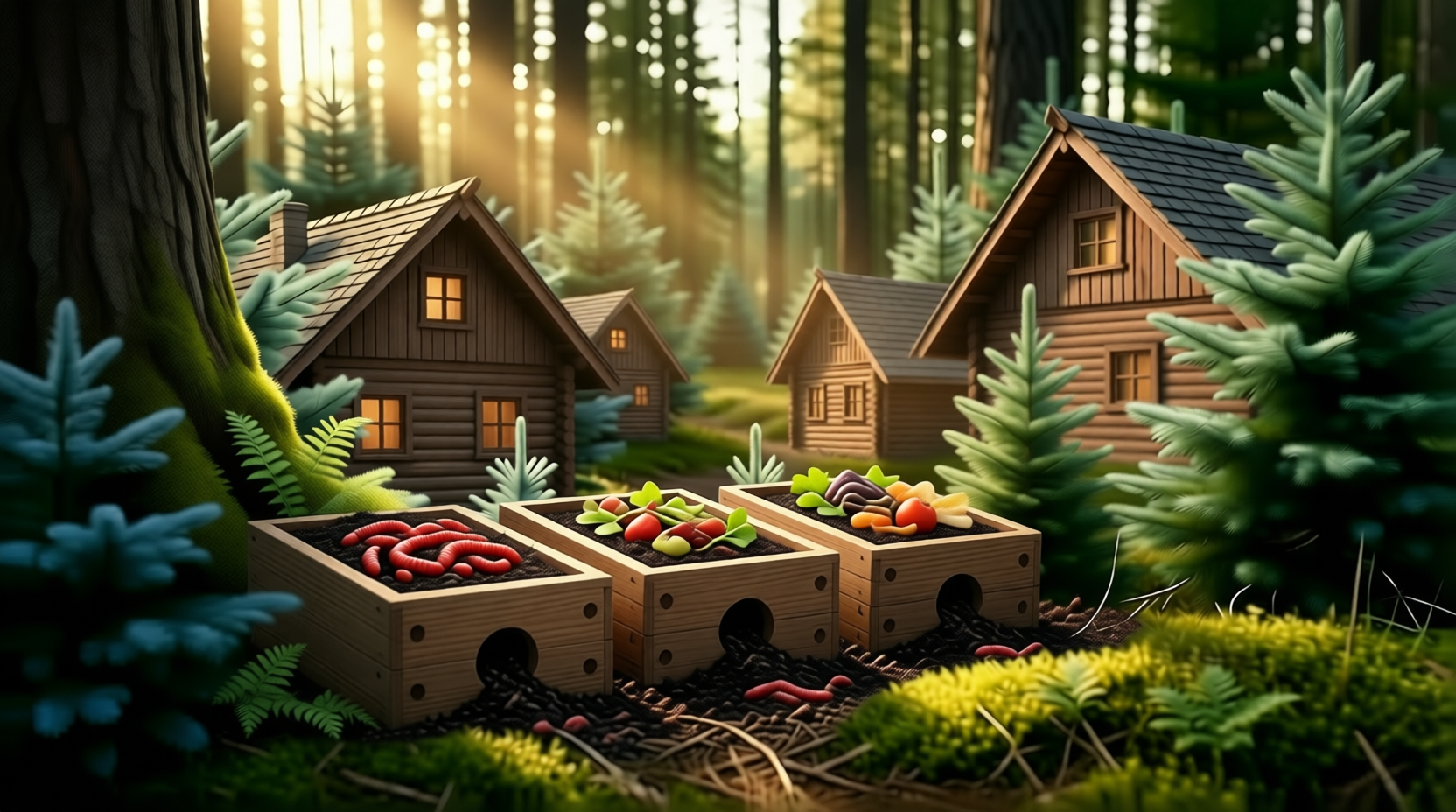 Процесс вермикомпостирования